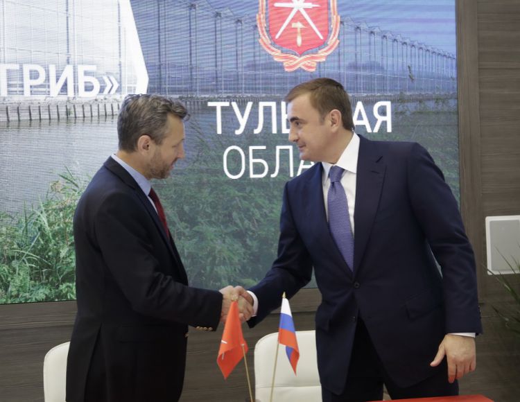 В ТУЛЬСКОЙ ОБЛАСТИ БУДЕТ ПОСТРОЕН КОМПЛЕКС ПО ПРОИЗВОДСТВУ ГРИБОВ